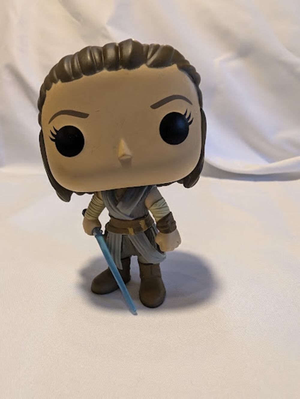 Funko Pop! Star Wars- Ray blue lightsaber Bobble-Head, loose.